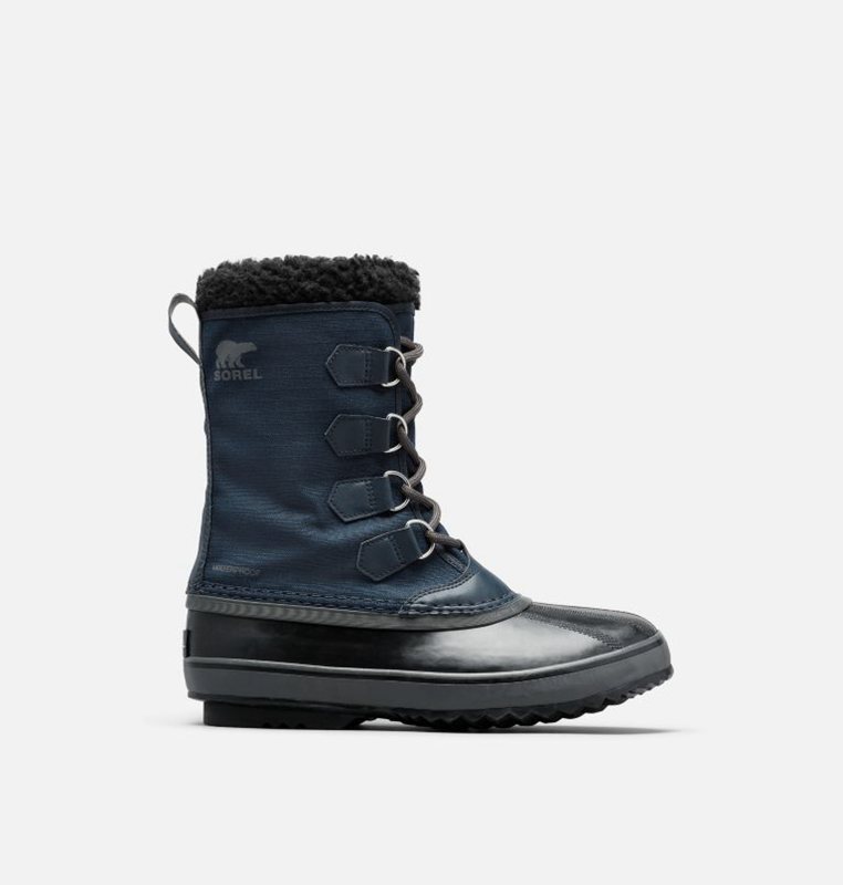 Mens Snow Boots Navy/Black - Sorel 1964 Pac™ Nylon - 857-OLJFIA